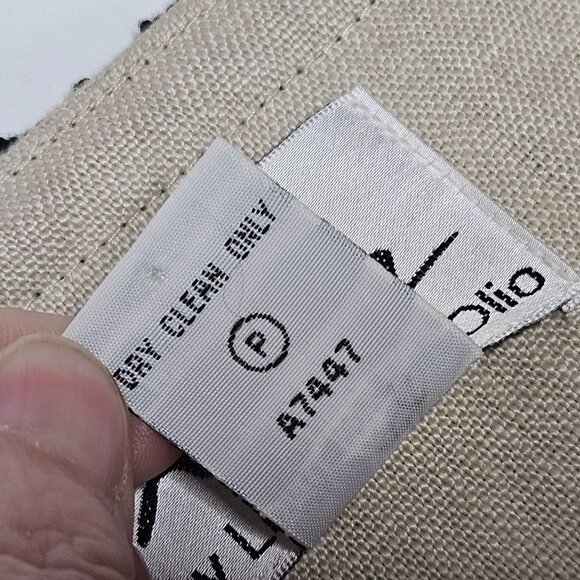 Linea by Louis Dell'Olio Jacket Womens XS Beige Linen Embroidered Artsy Boho - Picture 5 of 10